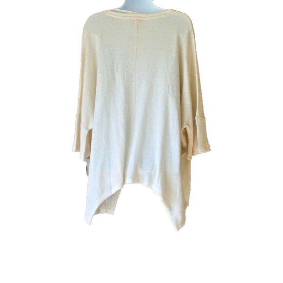 Joe Fresh Pullover Swing Tunic Cream Wool Blend Woman's Size Large NWT - Picture 3 of 6
